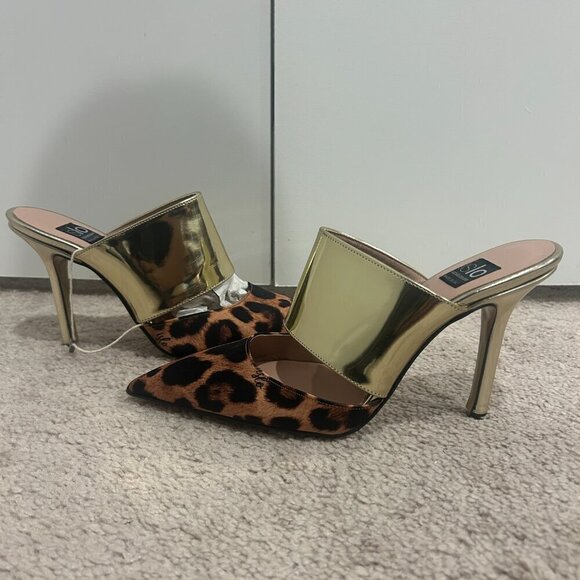 ISLO Isabella Lorusso Cheetah Heels Made in Italy Women’s Size EU 38 - Picture 2 of 8